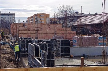 [I etap] Postępy prac budowlanych - Szeregówki Nowowiejska